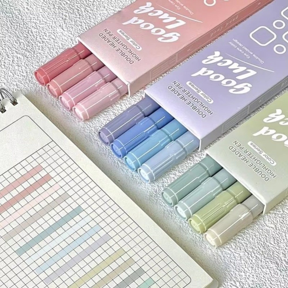 Correction Pen Fine - Lot de 4 surligneurs créatifs à