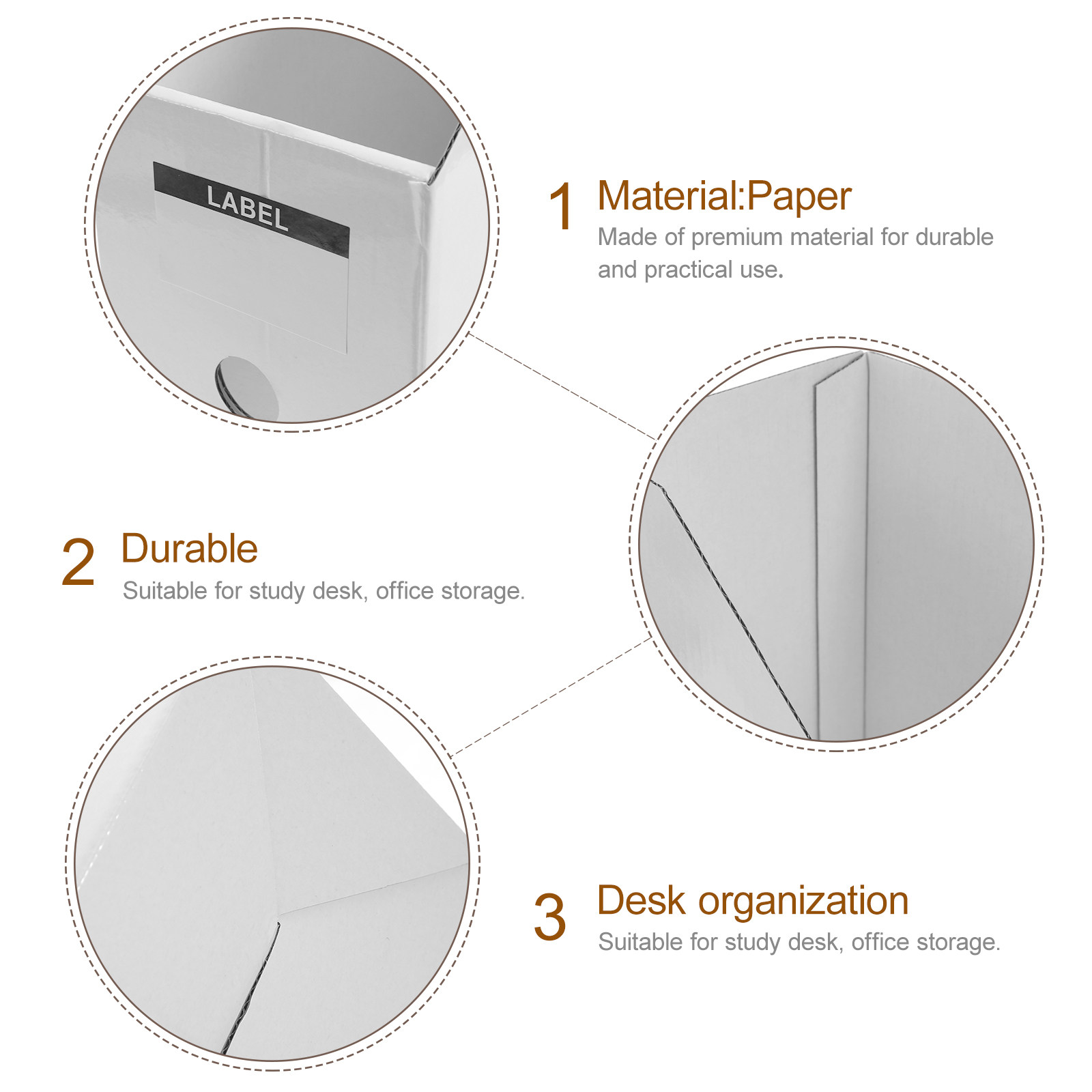 3 pièces : Organiseur de dossi - Magazine Holder Rack avis et prix