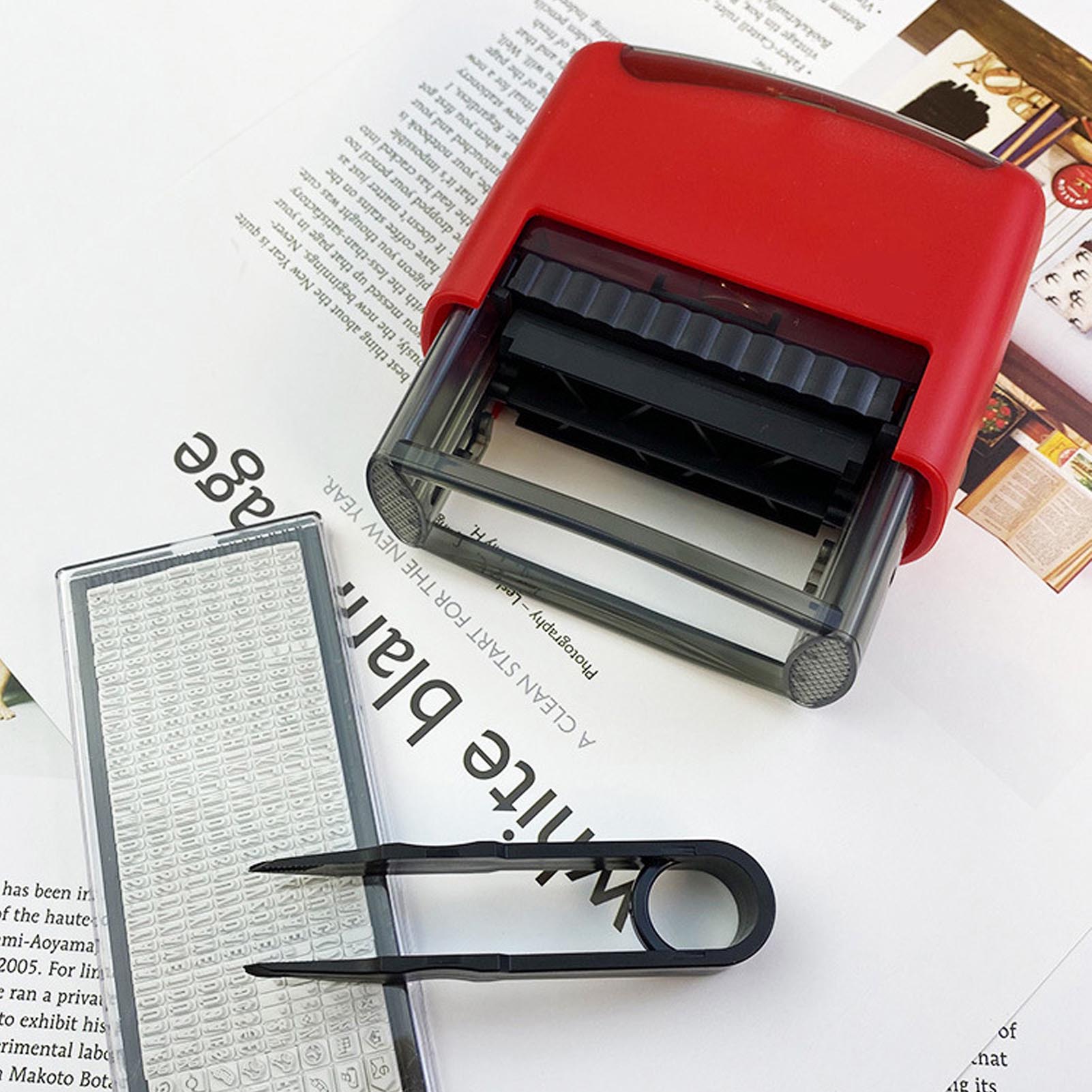 Kit de tampon encreur portable - Rubber Date Stamp avis et prix