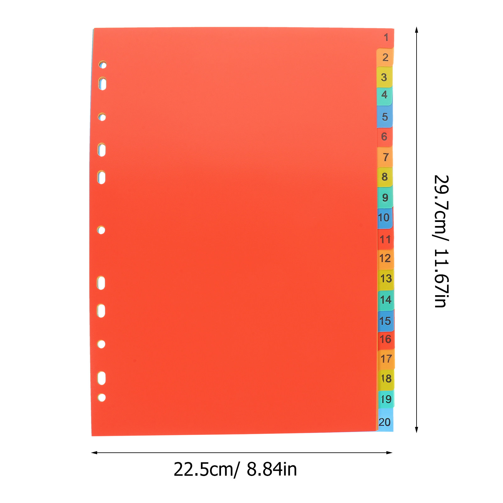 20 feuilles de séparateurs A4  - Tab Divider A4 avis et prix