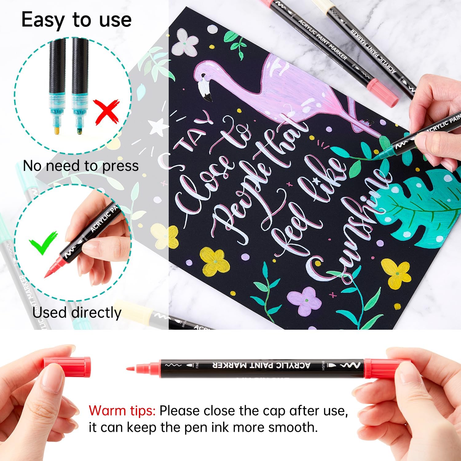 Marqueurs de peinture acryliqu - Correction Pen Fine avis et prix
