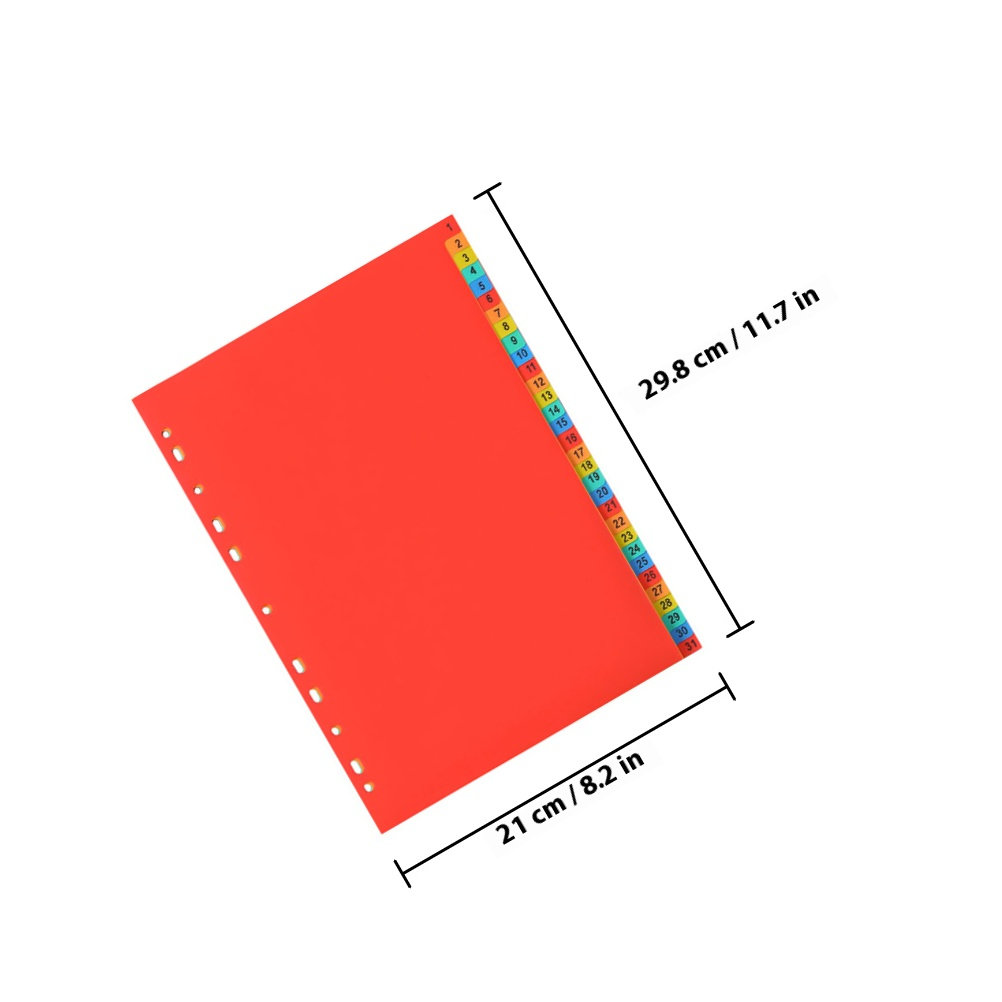 2 ensembles de séparateurs d'i - Tab Divider A4 avis et prix