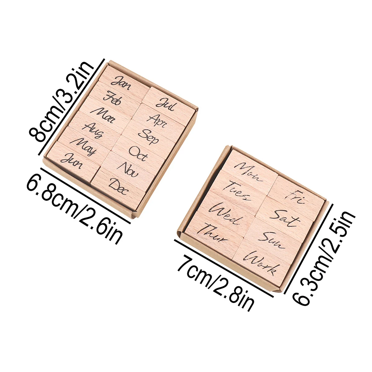 Tampon dateur en bois et caout - Rubber Date Stamp avis et prix