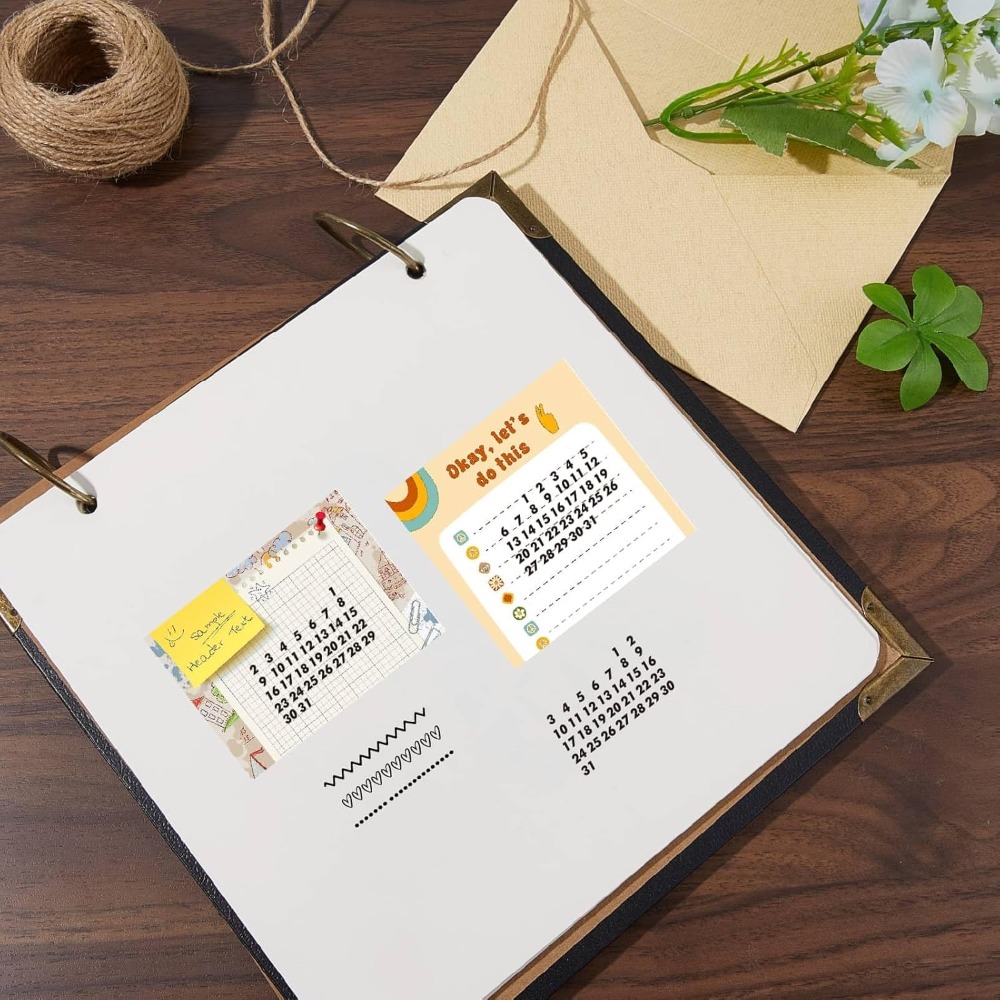 Calendrier Date timbres clairs - Rubber Date Stamp avis et prix