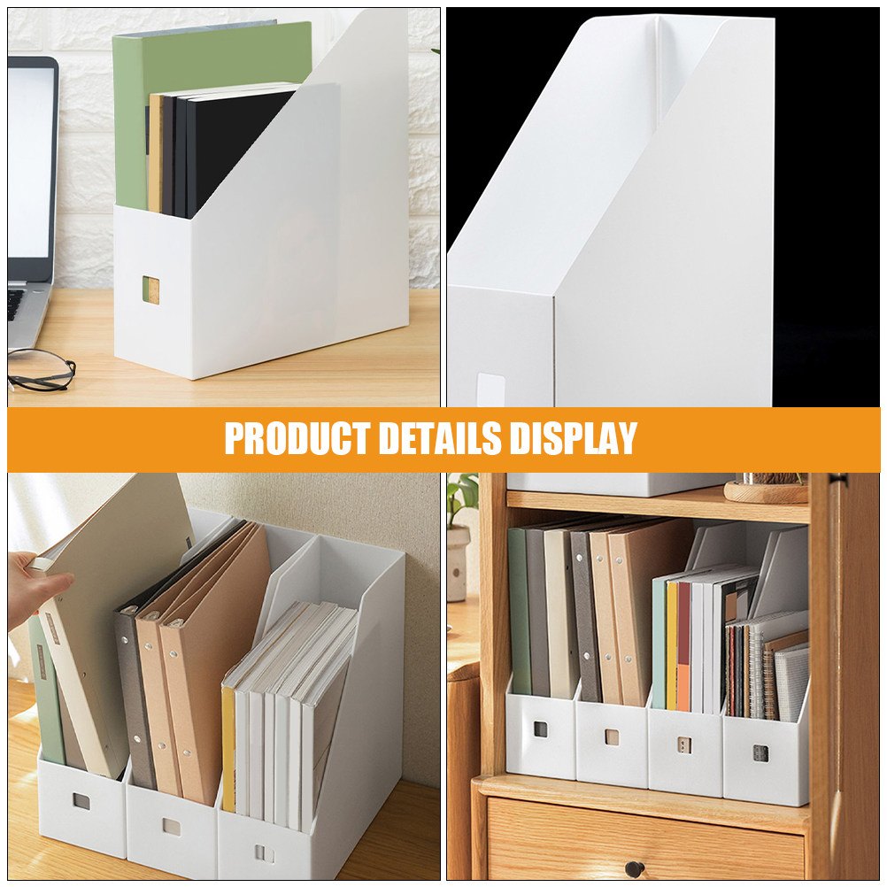 Lot de 4 boîtes de rangement v - Magazine Holder Rack avis et prix